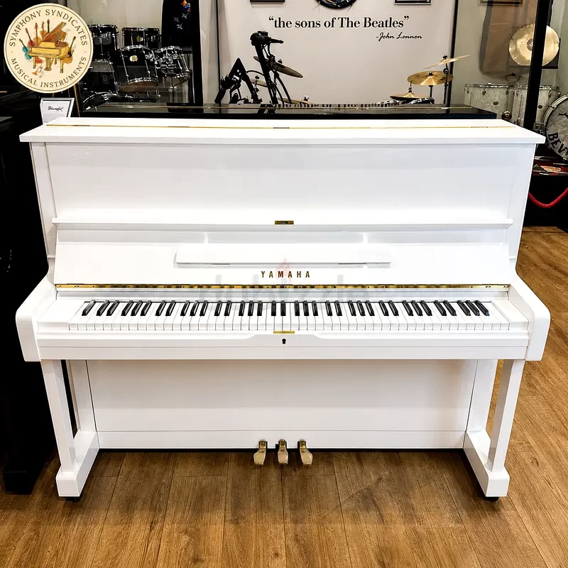 Yamaha U3 White Renewed Piano | Used Pianos Dubai