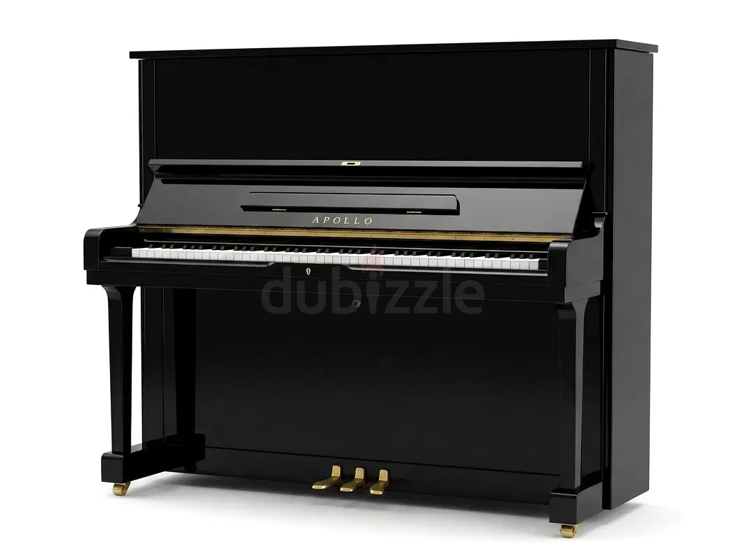 APOLLO SR7 Upright Piano – Elegant Japanese Craftsmanship | Used Pianos Dubai