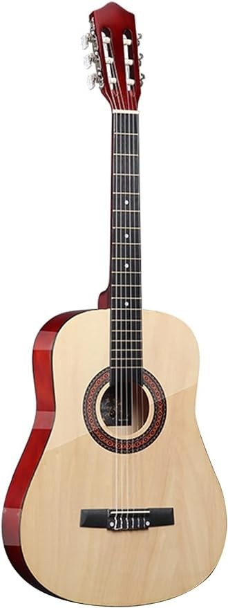 MegArya 39” Classical Guitar with Nylon Strings Guitar with Truss Rod for Beginner (Natural)