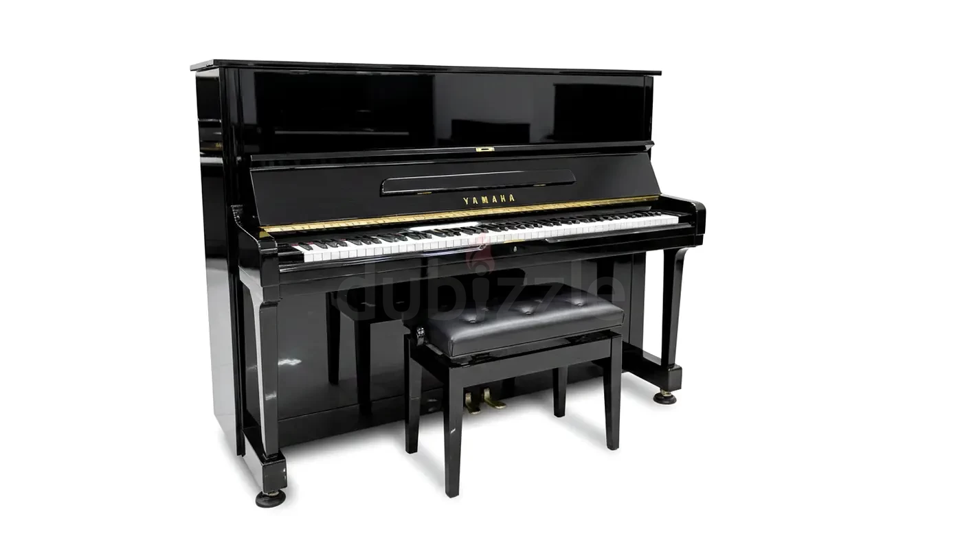 Yamaha U1H Black Upright Piano for Sale in Dubai | Used Pianos Dubai