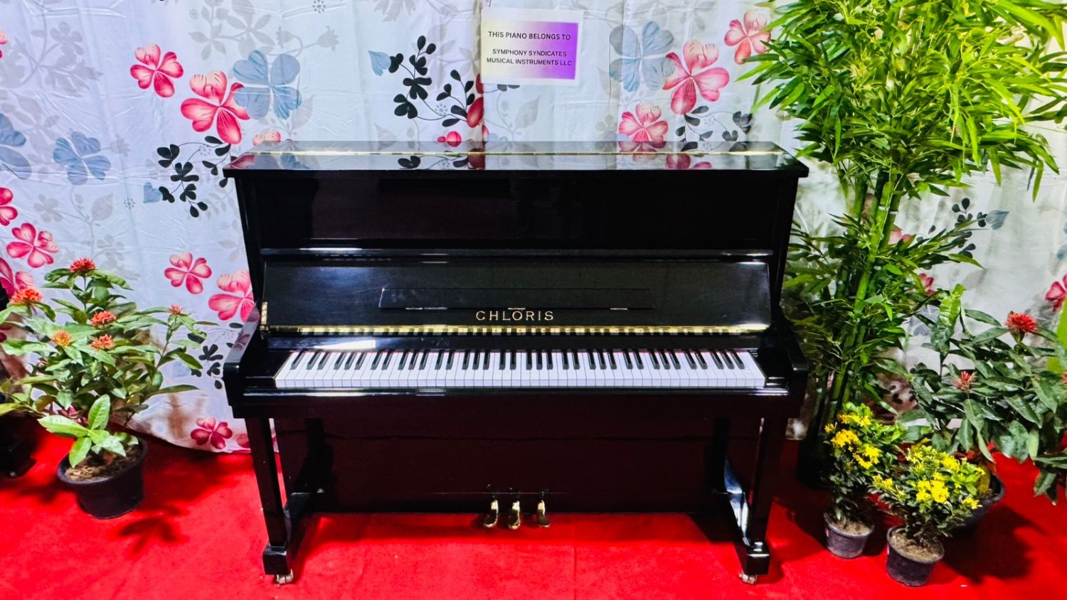 CHLORIS HU118 Black Upright Piano | Used Pianos Dubai