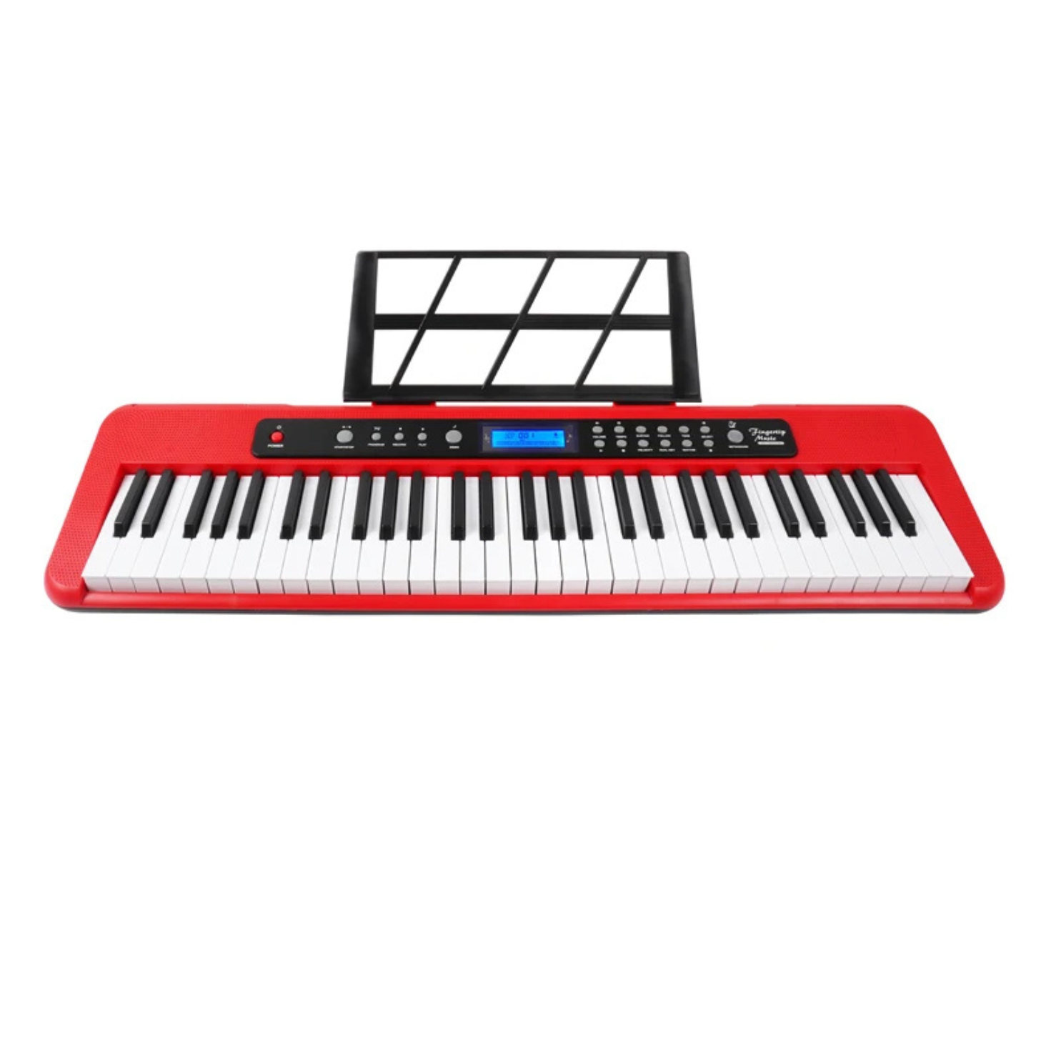 Aiersi A828 Touch Response 61 Keys Beginner Keyboard Built In Lesson Functional Electronic Keyboard Model: A828 Red