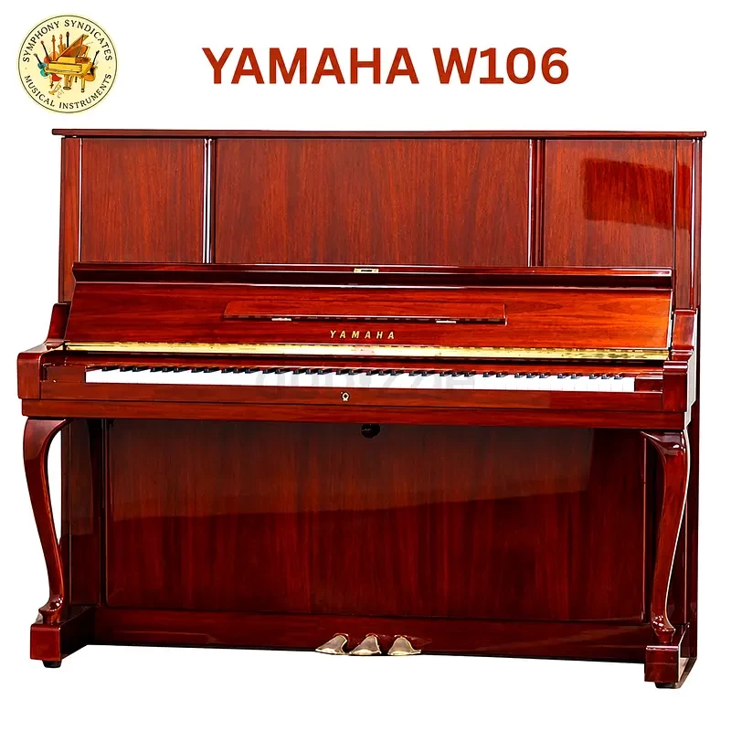 Yamaha W106 Silent Upright Piano – Premium Acoustic Performance & Quiet Practice | Used Pianos Dubai