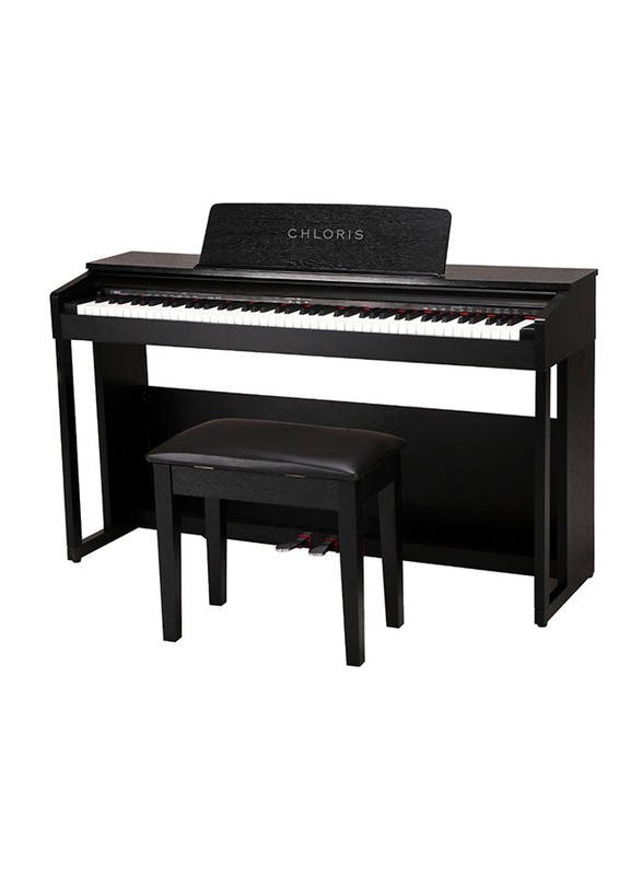 Chloris CDU-360 Black Upright Digital Piano | 88 Weighted Hammer Action Keys | Brand New Piece | Used Pianos Dubai