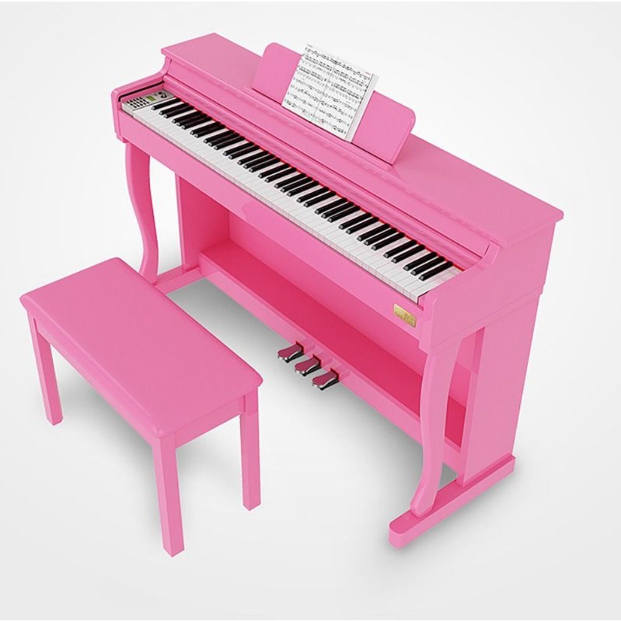 MegArya A823 Digital Piano | Eye-Catching Pink Finish | Used Pianos Dubai