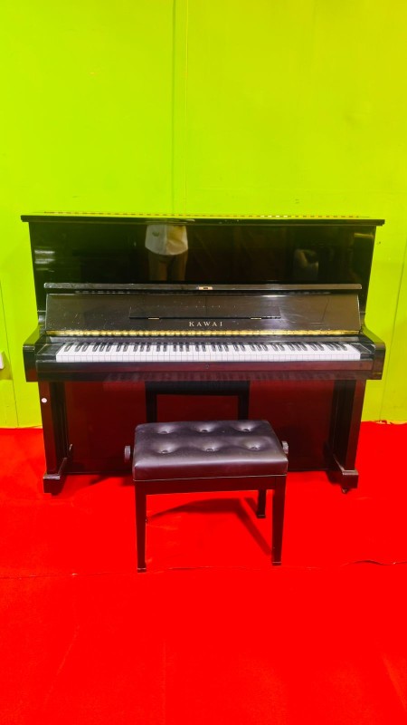 Kawai KU1D Black Upright Piano | Used Pianos Dubai