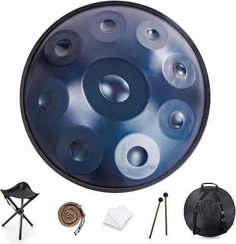 Megarya MMP Handpan 9 Tone Blue 56cm