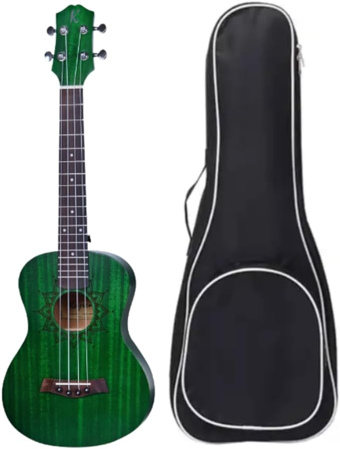 MegArya Veneer Solid Ukulele Beginner Set, Children Girls Boys Small Guitar Entry-level Adult 26 Inch Ukulele Color: Green