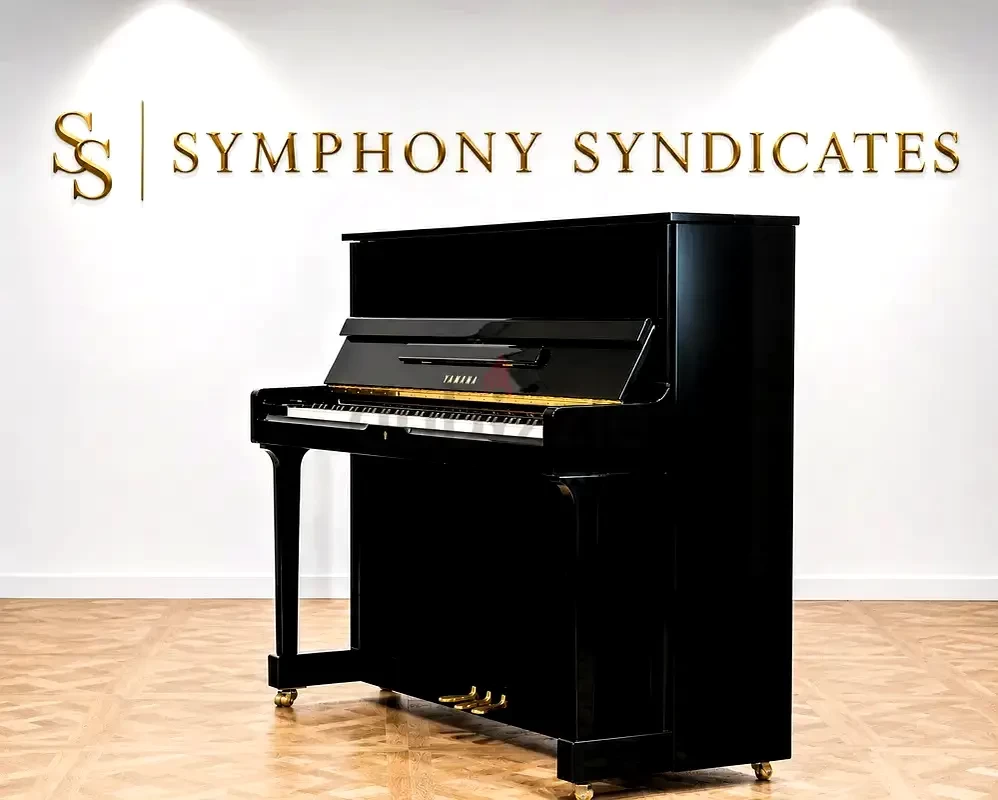 Yamaha U1 Black Upright Piano | Used Pianos Dubai
