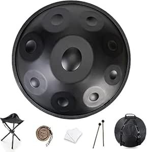 Megarya MMP Handpan 9 Tone Black 56cm