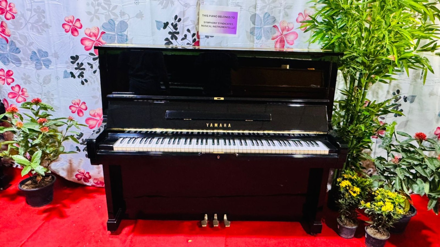 YAMAHA U2H Black Upright Piano – Richer Tone | Professional Yamaha Performance | Used Pianos Dubai