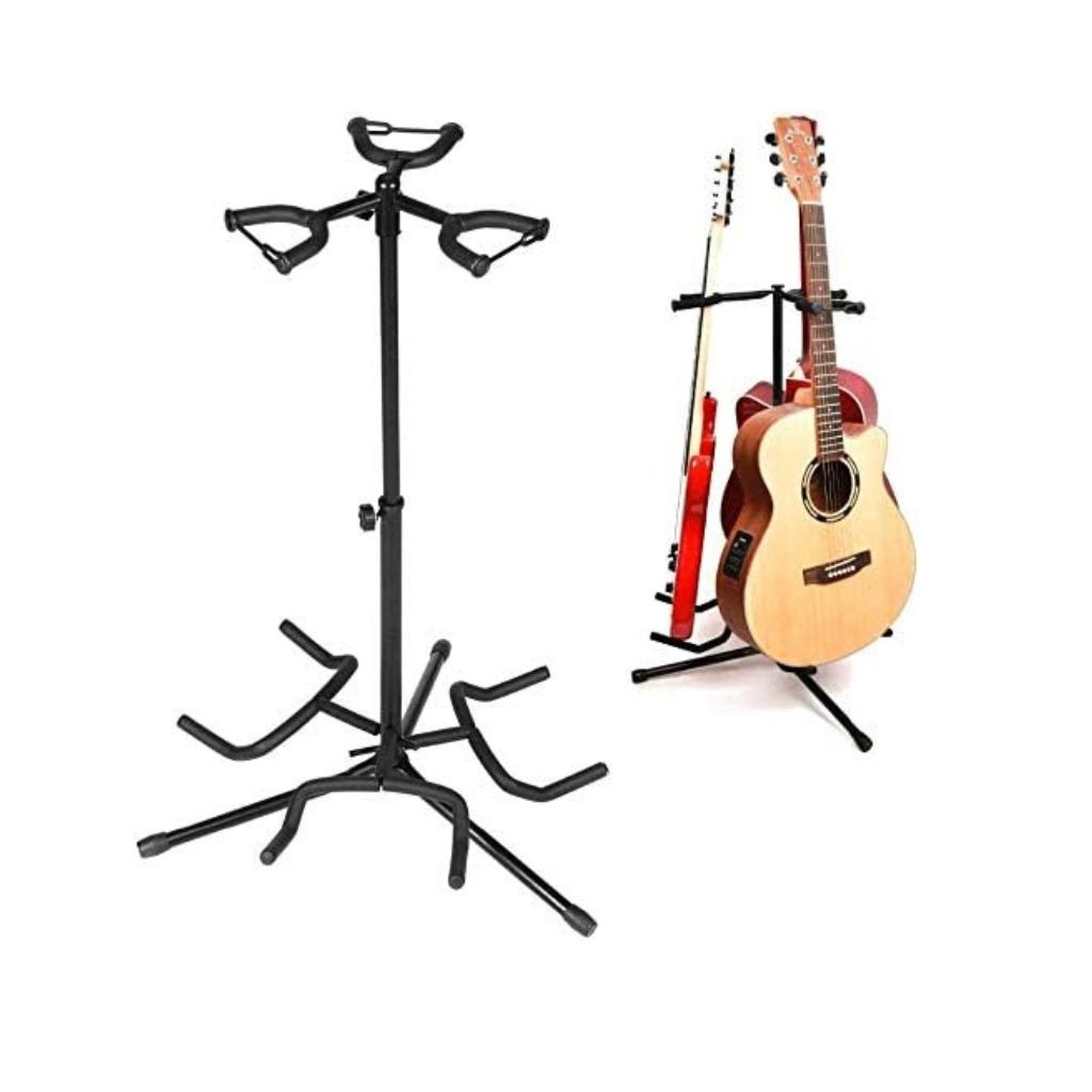 MegArya 3 Guitar Holders Acoustic Tripod Stand