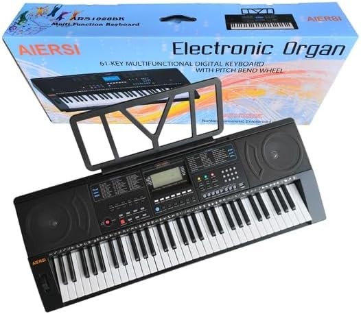 MegArya Aeirsi Multi Function Church Adult Electronic Organ and 61 Digital Piano Keyboard Model ARS 1928