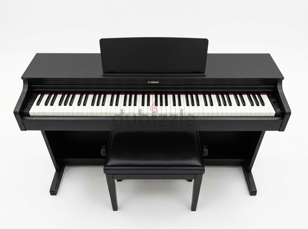 Yamaha YDP-162 Digital Piano (Black) – Refurbished / Fully Functional / Used Pianos Dubai
