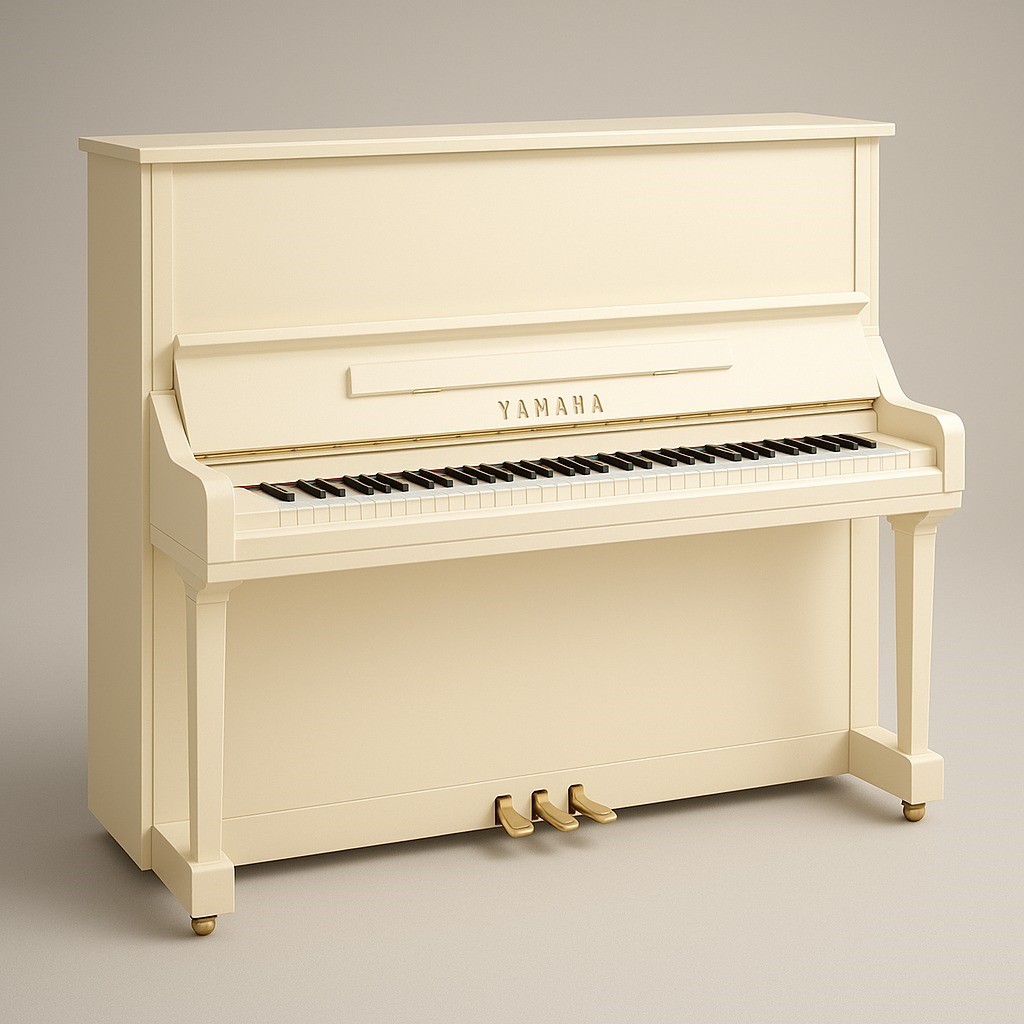 YAMAHA U1 Beige Upright Piano | Used Pianos Dubai
