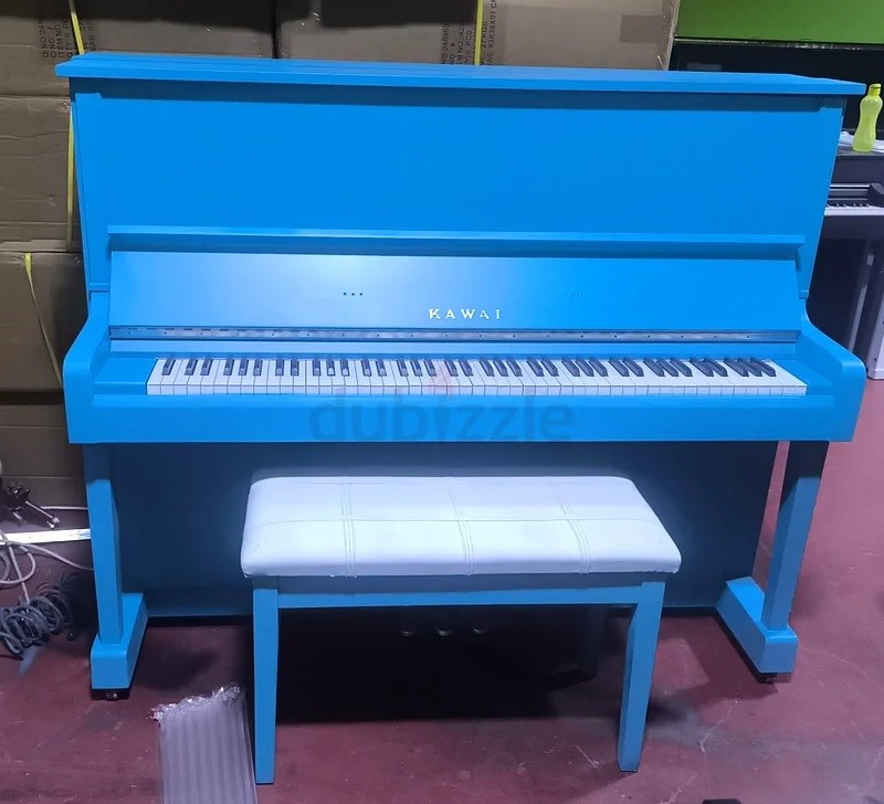 Kawai Antique Blue Renewed Piano | Used Pianos Dubai | Used Pianos Dubai