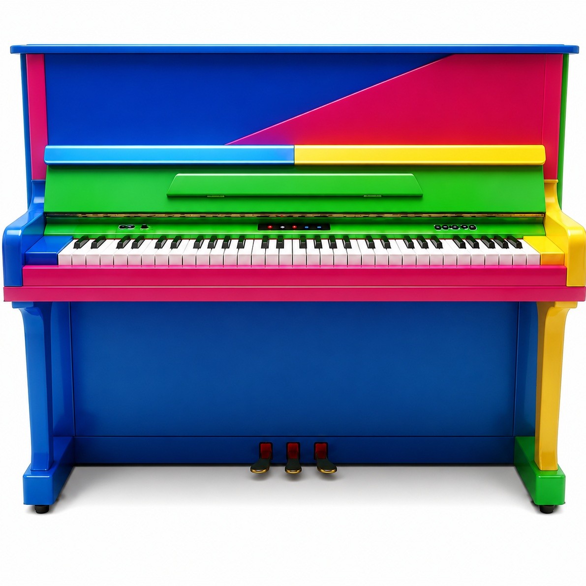 Yamaha Rainbow Edition Custom Hand-Painted Artistic Piano | Used Pianos Dubai