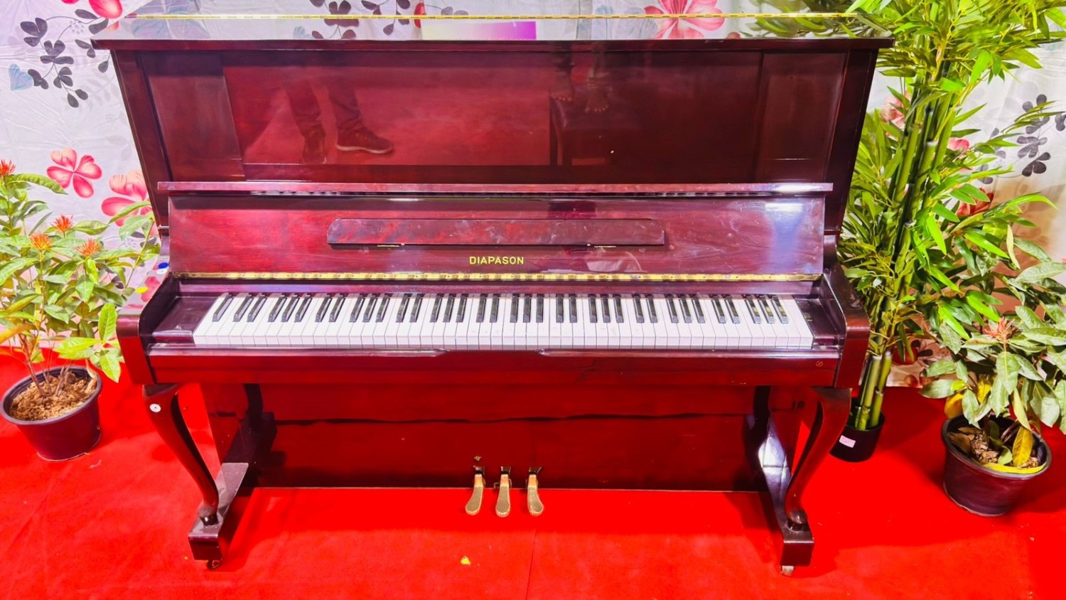DIAPASON 125MF Mahogany Upright Piano – Concert Tone | Used Pianos Dubai