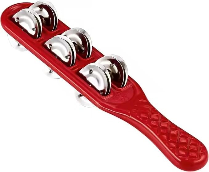 MegArya Jingle Stick Instrument In Red Color